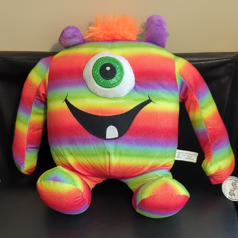 Rainbow Monster Plush Toy